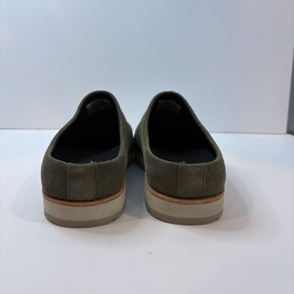 Merrell Olive Green Suede Mules - Picture 4 of 9